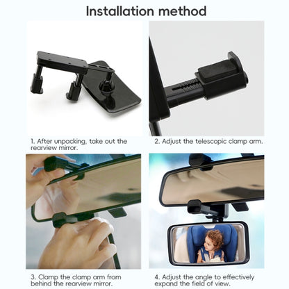 3R-2361 Car Auxiliary Rearview Side Mirror Wide Angle Interior Mirror, 3R-2361