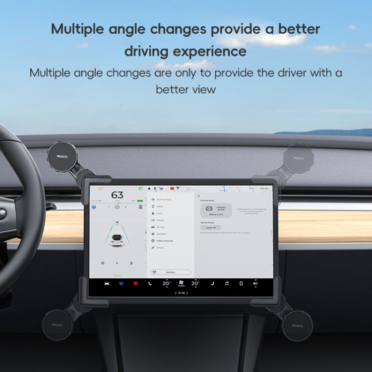 Yesido C212 Car Floating Screen Clip-on Magnetic Phone Holder, C212