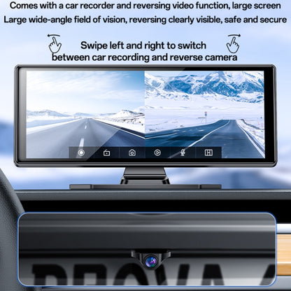 Yesido KM19 10.26 inch Center Console CarPlay Portable Car Video Navigation with Driving Recorder, KM19