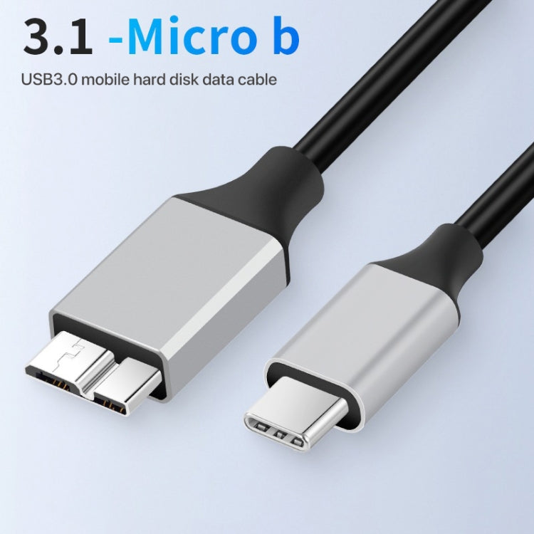 USB-C / Type-C 3.0 to Micro B Mobile Hard Disk Adapter Cable, 0.3m, 1m