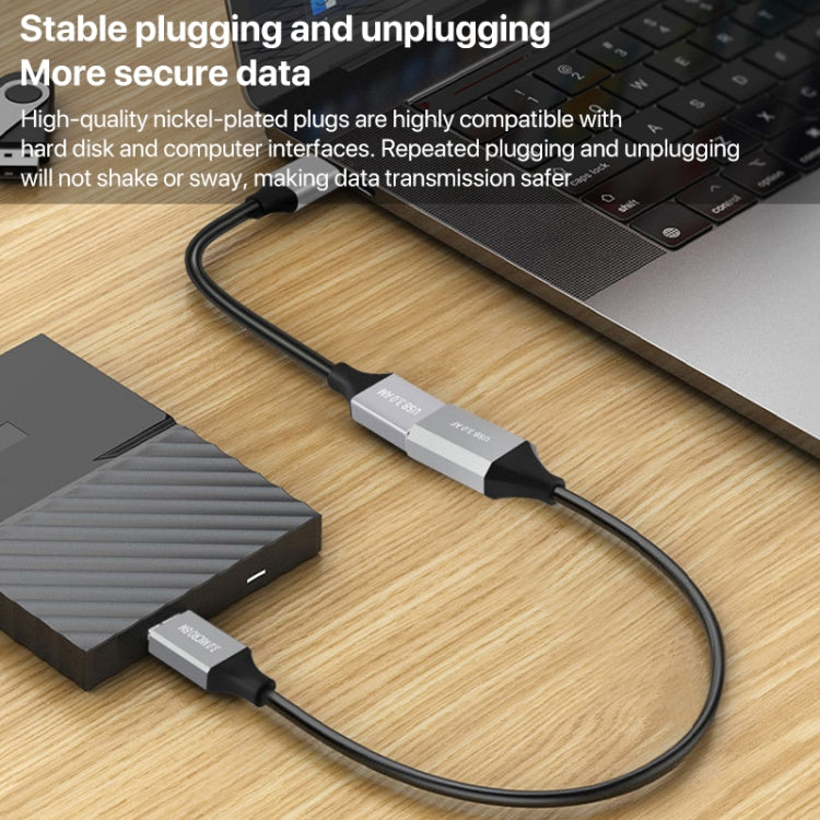 USB-C / Type-C 3.0 to Micro B Mobile Hard Disk Adapter Cable, 0.3m, 1m