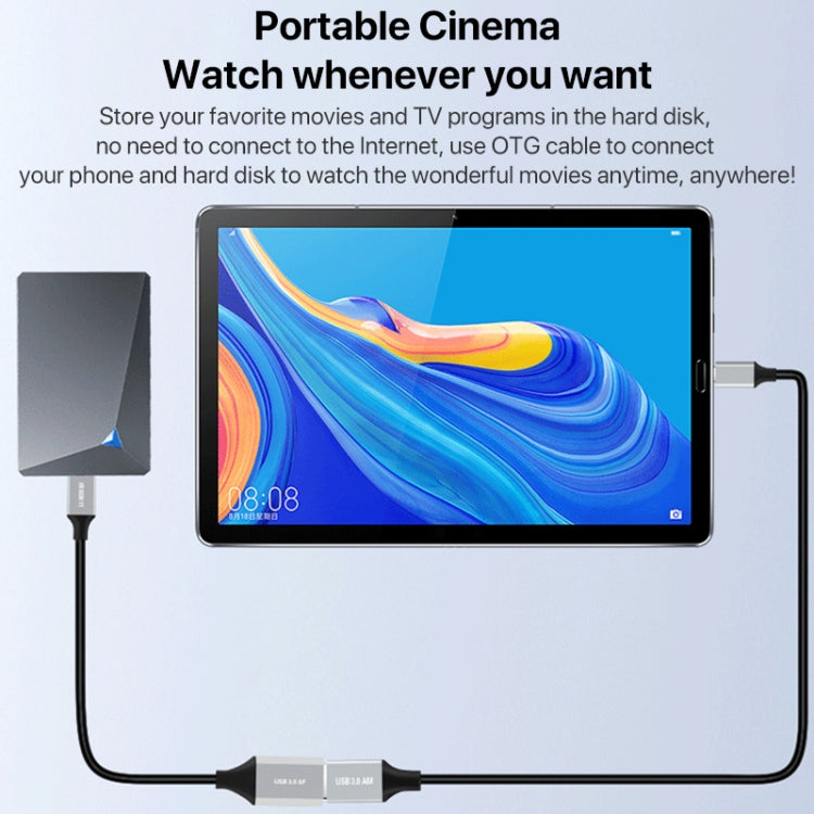 USB 3.0 A Female to Micro B Mobile Hard Disk Adapter Cable, 0.2m, 0.5m