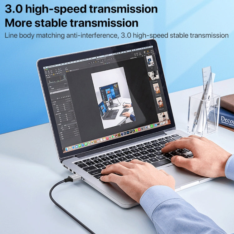 USB 3.0 A Male to USB-B Square Interface Printer Data Transmission Adapter Cable, 0.3m, 1m, 2m