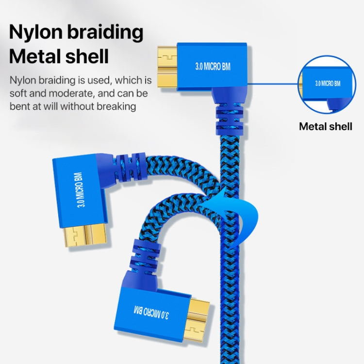 USB 3.0 A to Micro B 3.0 Male Mobile Hard Drive Data Connection Cable, 1m