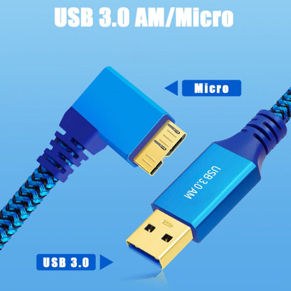 USB 3.0 A to Micro B 3.0 Male Mobile Hard Drive Data Connection Cable, 1m