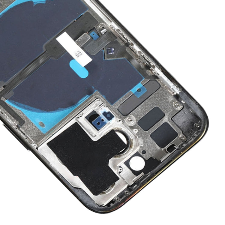 For iPhone 14 Pro Battery Back Cover with Power + Volume Flex Cable + Wireless Charging Module, China Version, CE EU Version, US Version