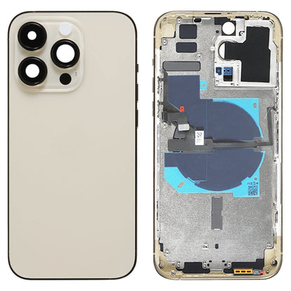 For iPhone 14 Pro Max Battery Back Cover with Power + Volume Flex Cable + Wireless Charging Module, China Version, CE EU Version, US Version