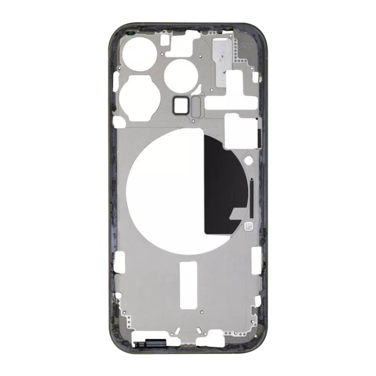 For iPhone 15 Pro Middle Frame Bezel Plate with Side Keys + Card Tray, China Version, US Version, CE EU Version