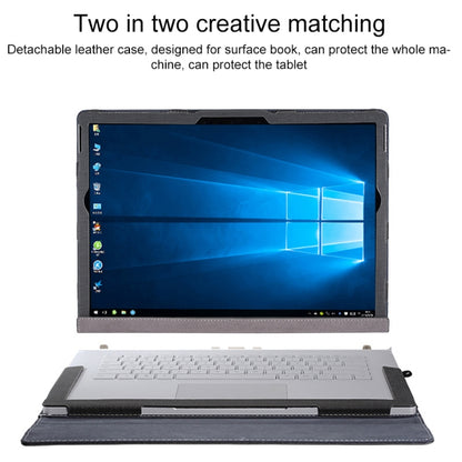 PU Leather Laptop Protective Case with Screen Stand, For Microsoft Surface Book 3 / 2 / 1 13.5 inch, For Microsoft Surface Book 3 / 2 15 inch