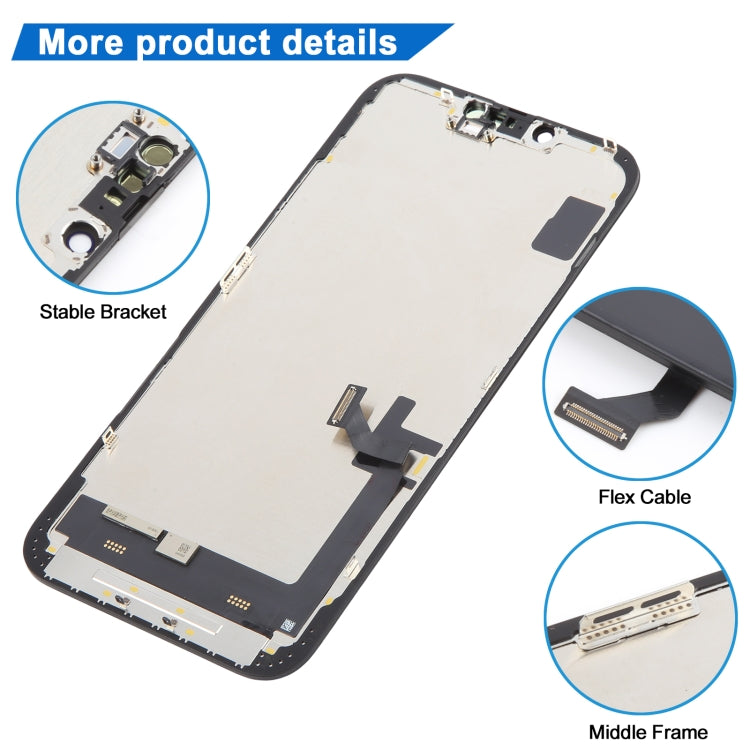 ZY incell HD 1:1 LCD Screen, Remove IC Need Professional Repair, For iPhone 14 Plus(Incell), For iPhone 14 Pro Max(Incell), For iPhone 13 Pro(Incell), For iPhone 12 / 12 Pro(Incell)