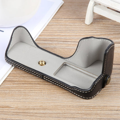 Buffalo Texture PU Leather Camera Half Case Base, For Canon EOS 200D II / 200D