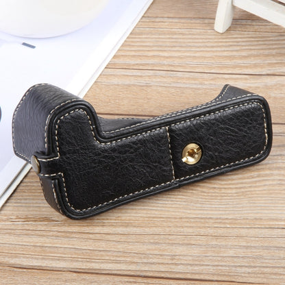 Buffalo Texture PU Leather Camera Half Case Base, For Canon EOS 200D II / 200D
