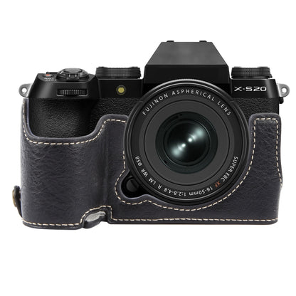 Buffalo Texture PU Leather Camera Half Case Base, For FUJIFILM X-S20, For FUJIFILM X-T1