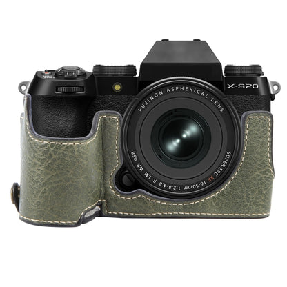 Buffalo Texture PU Leather Camera Half Case Base, For FUJIFILM X-S20, For FUJIFILM X-T1