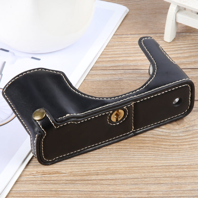 Glossy PU Leather Camera Half Case Base, For FUJIFILM X100VI, For FUJIFILM X-T5