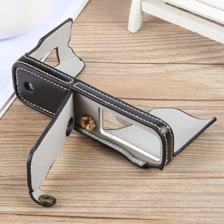 Glossy PU Leather Camera Half Case Base, For FUJIFILM X100VI, For FUJIFILM X-T5