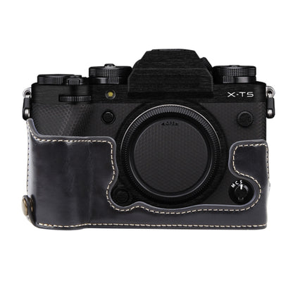 Glossy PU Leather Camera Half Case Base, For FUJIFILM X100VI, For FUJIFILM X-T5