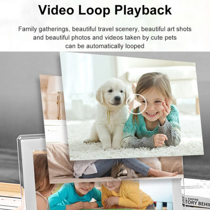 15.6 inch IPS Screen Digital Cloud Photo Frame Wall Mounted LED Advertising Machine, US Plug, UK Plug, EU Plug, AU Plug