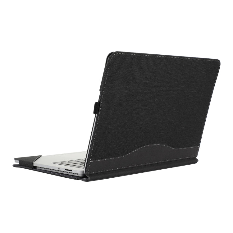 Cotton Cloth Texture Leather Laptop Protective Case, For Microsoft Surface Laptop Studio 2