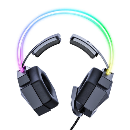 ONIKUMA X20 RGB Colorful Head-mounted Wired Gaming Earphone, Length: 1.8m, X20