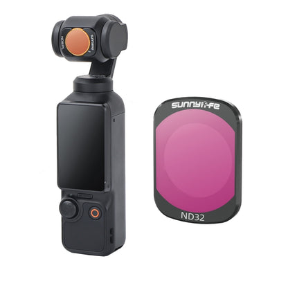 For DJI Osmo Pocket 3 Sunnylife Camera Lens Magnetic Metal Filter, No Impact On Gimbal Reset, MCUV, ND8, ND16, ND32, ND64, CPL, ND8PL, ND16PL, ND32PL, ND64PL, 3 in 1 CPL ND8 ND16, 4 in 1 ND8-64, 4 in 1 ND8-64PL, 4 in 1 UV CPL ND32 ND64...