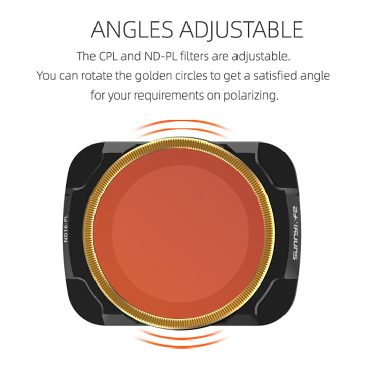 Sunnylife AIR2-FI9282 For DJI Mavic Air 2 ND32-PL Coating Film Lens Filter, ND32-PL