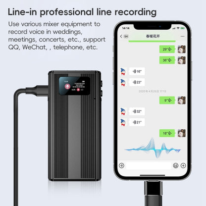 ZD42B Magnetic Sound Control Smart Noise Reduction Voice Recorder, 16GB, 32GB