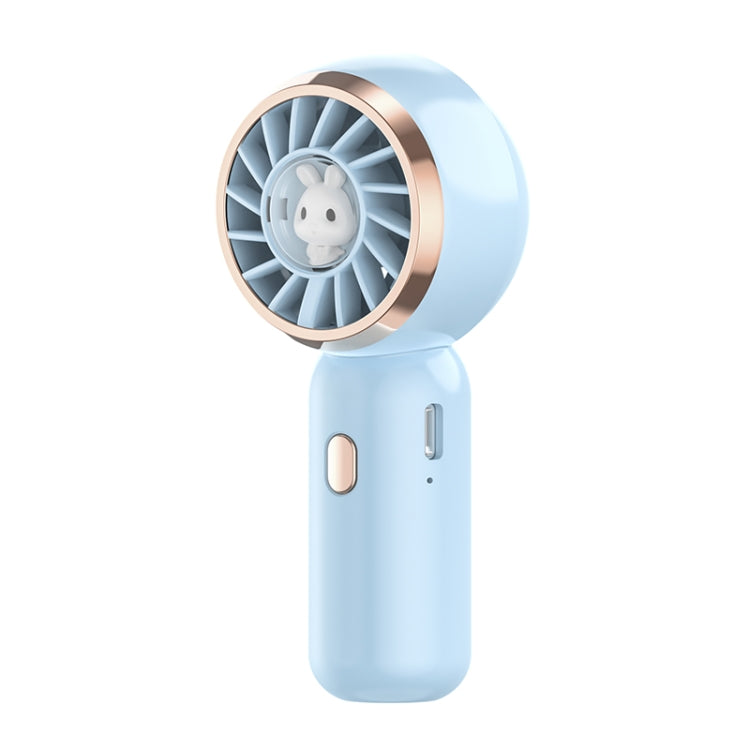 Mini Turbine Handheld Cute Rabbit Electric Fan
