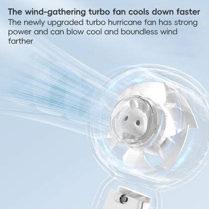 Mini Turbine Handheld Cute Rabbit Electric Fan