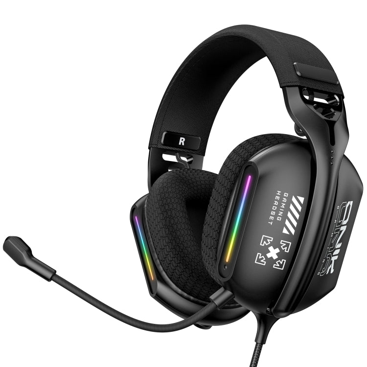 ONIKUMA X12 USB /  3.5mm Wired RGB Light Gaming Headset with Mic, Cable length: 2.2m, X12