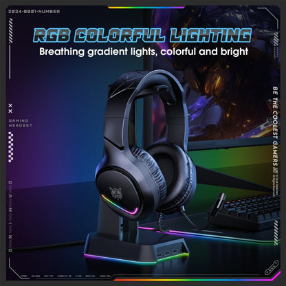 ONIKUMA X31 USB /  3.5mm Wired RGB Light Gaming Headset with Mic, Cable length: 2.2m, X31