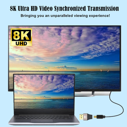 8K 60Hz Male Displayport to Female Mini Displayport Adapter DP Converter, Male Displayport to Female Mini Displayport