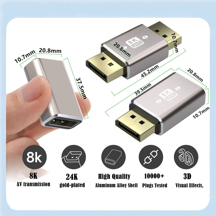 8K Ultra DP Male to Male Adapter