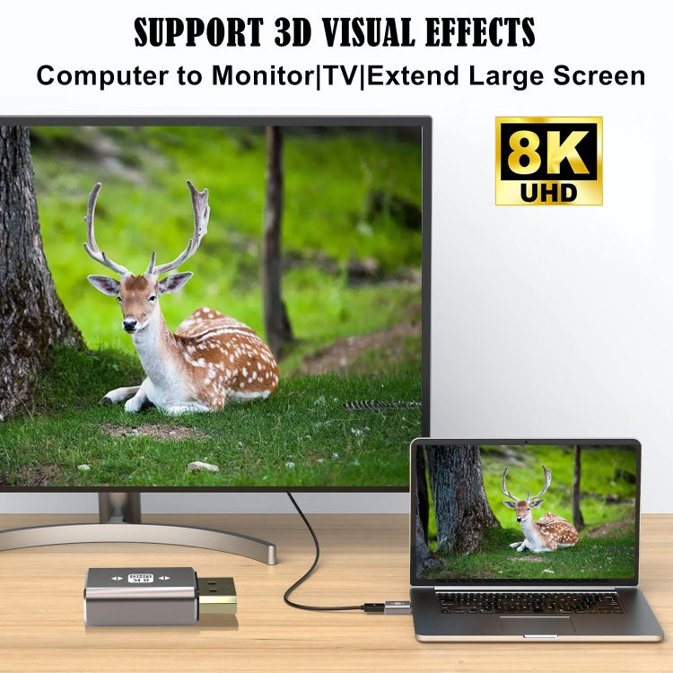 8K Ultra DP Male to Male Adapter