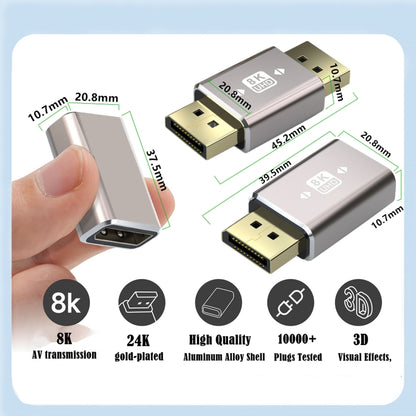 8K Ultra DP Female to Female Adapter