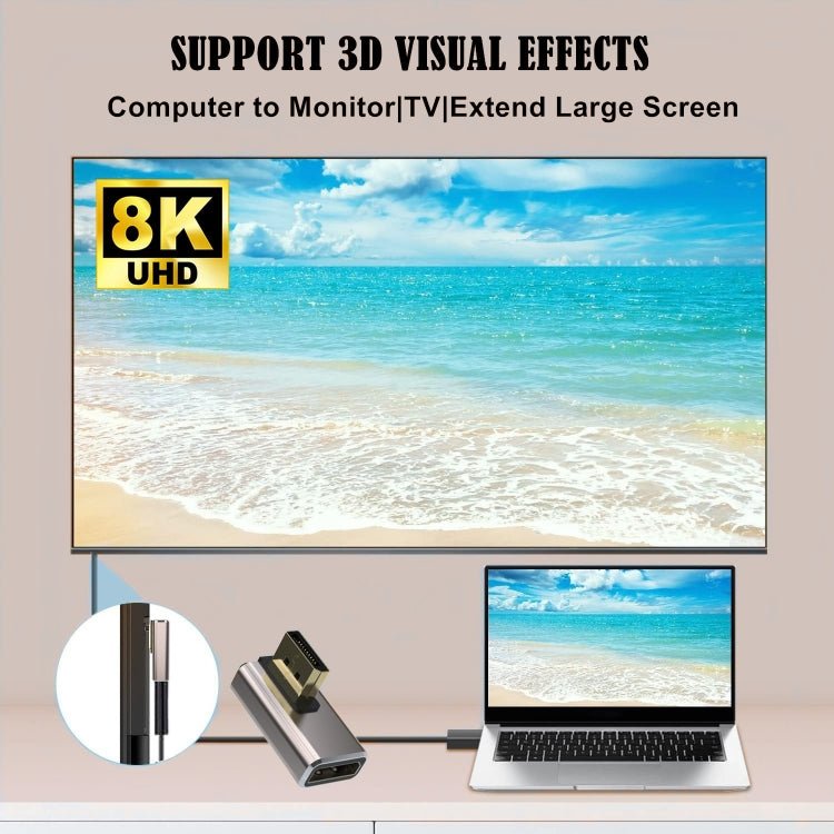 8K PD1.4 Male Displayport to Female Displayport Adapter Converter, A, B