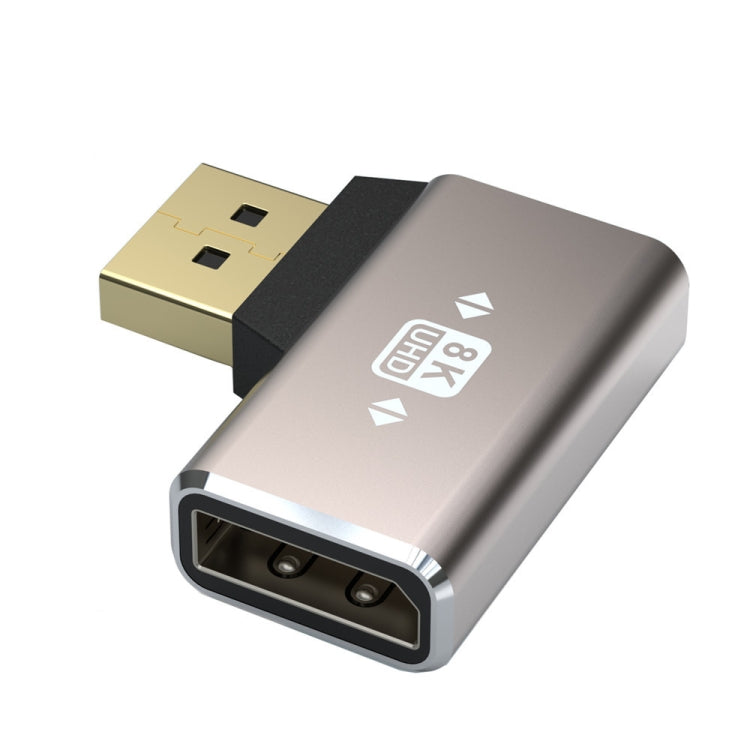 8K 60Hz PD1.4 Male Displayport to Female Displayport Adapter Converter, Up, Down, Left, Right