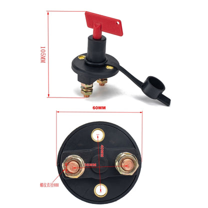 200A Car Motorcycles Battery Selector Isolator Disconnect Rotary Switch Cut, A2954