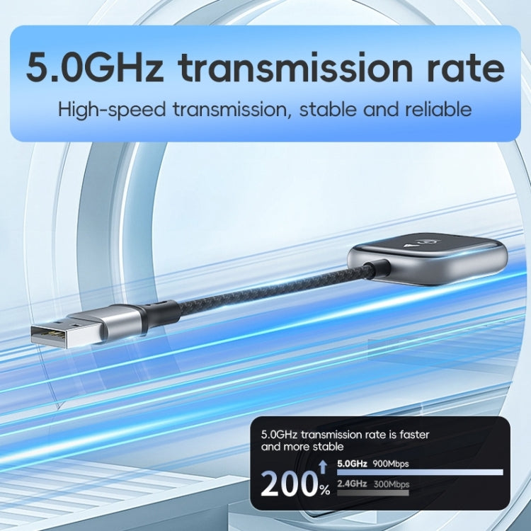 2 in 1 Apple CarPlay / Android Auto Wired to Wireless Car CarPlay Box Adapter, Apple CarPlay / Android