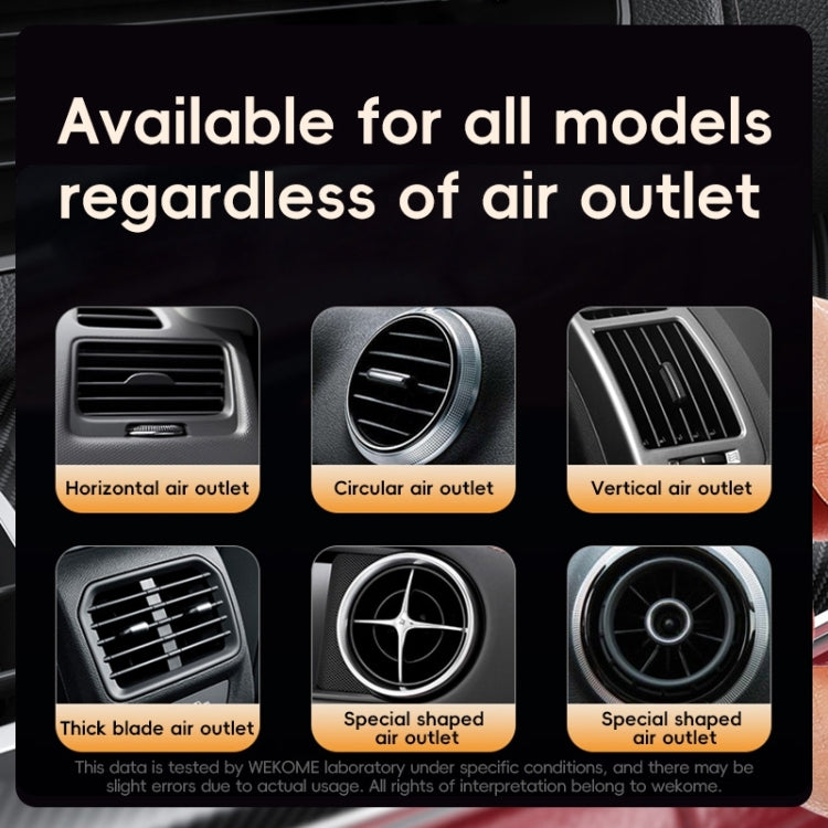 WEKOME WT-CA07 K-Captain Genuine Leather Solid Car Aroma Diffuser, WT-CA07 (Black), WT-CA07 (Red)