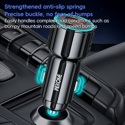WEKOME WP-C49 Pop Digital Series USB, USB-C / Type-C 63W Fast Car Charger, WP-C49