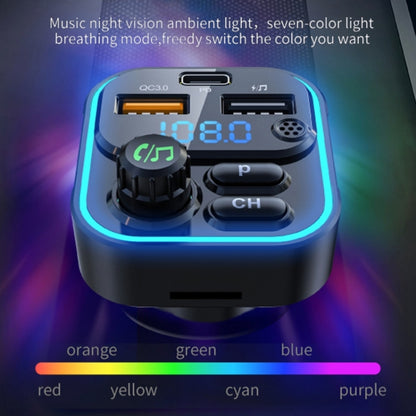 WEKOME WP-C52 Pop Digital Series MP3 Wireless Fast Charging Car Charger, WP-C52