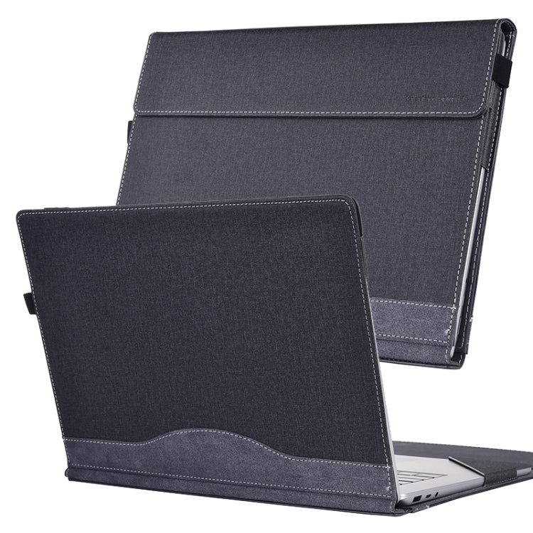Cloth Texture Laptop Leather Protective Case, For MicroSoft Surface Laptop 7 13.8 inch