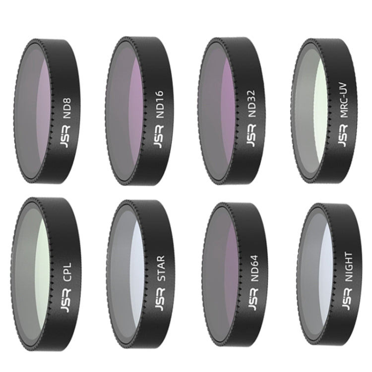 For DJI Neo JSR KB Series Drone Lens Filter, MCUV, CPL, ND8, ND16, ND32, ND64, ND8PL, ND16PL, ND32PL, ND64PL, NIGHT, STAR, Black Mist 1/4, Streak Drawing Blue, 3 in 1 CPL ND8/16, 4 in 1 CPL ND8 Brushed Black Mist, 4 in 1 ND8-64, 6 in 1 ND8-64 CPL STAR...