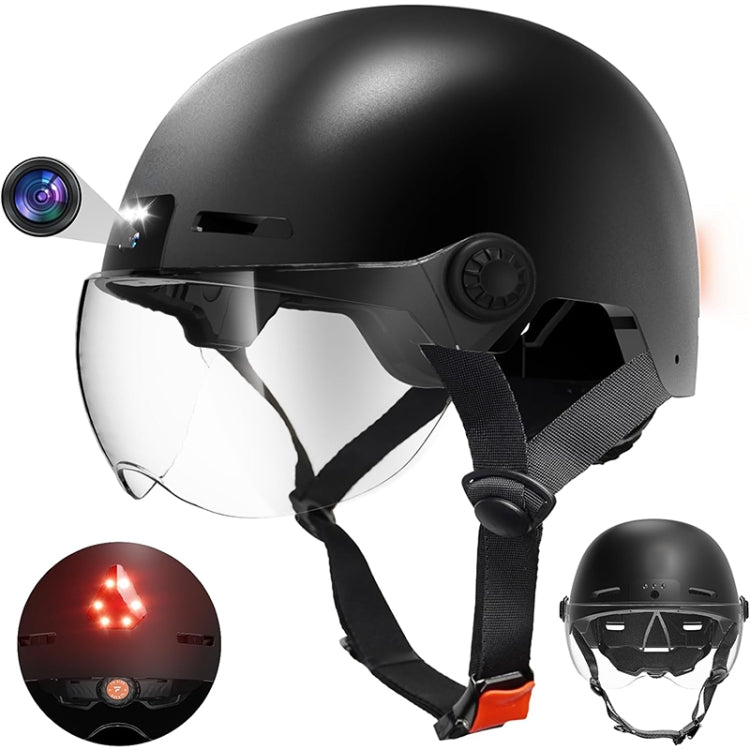 M6 1080P HD Camera Recorder Cycling Smart Helmet, Size: 54-63cm