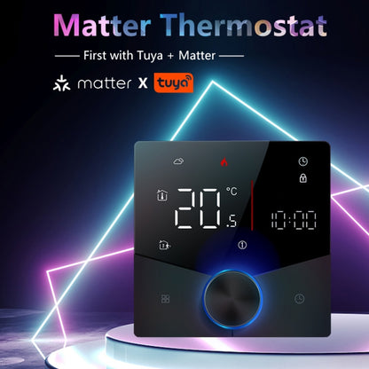 WiFi Smart Home LED Thermostat with Matter, BHT-009GALW-MT Water Heating, BHT-009GBLW-MT Electric Heating, BHT-009GCLW-MT Boiler Heating