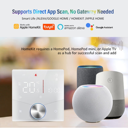 WiFi Smart Home LED Thermostat with Matter, BHT-009GALW-MT Water Heating, BHT-009GBLW-MT Electric Heating, BHT-009GCLW-MT Boiler Heating