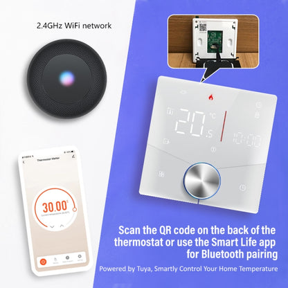 WiFi Smart Home LED Thermostat with Matter, BHT-009GALW-MT Water Heating, BHT-009GBLW-MT Electric Heating, BHT-009GCLW-MT Boiler Heating