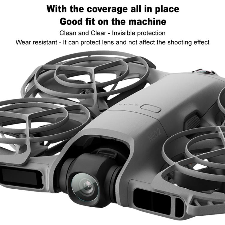 2 PCS/Set IMAK HD Glass Rear Camera Lens Film, For DJI Neo 2, For DJI Neo