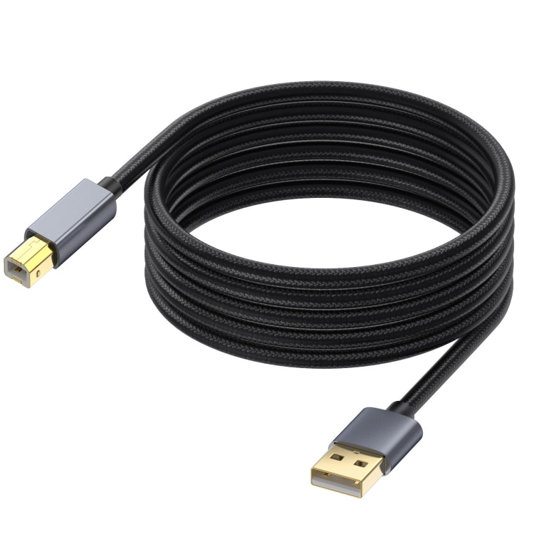 USB 2.0 A Male to B Male Square Port Printer Data Transmission Extension Cable, 0.3m, 1.8m, 3m, 5m, 10m